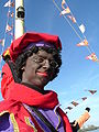 Zwarte Piet on a boat