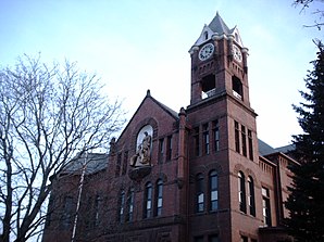 Steele County Courthouse, gelistet im NRHP Nr. 78001565[1]