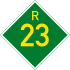 Provincial route R23 shield