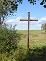 Blick auf das Schwarze Kreuz an der sächsisch-böhmischen Grenze