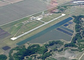 L'aéroport vu du ciel en 2006.