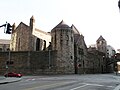 Allegheny County Jail (former jail used for office space), built from 1884 to 1886 at Ross Street and Fifth Avenue in Pittsburgh, PA.