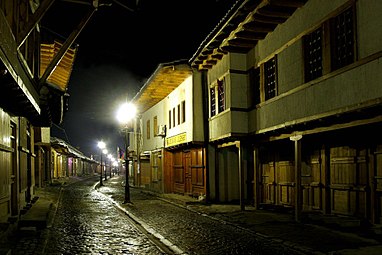 Đakovački stari bazar noću