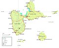 Map of Guadeloupe