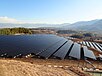 Solar farm at Mt. Komekura, Japan