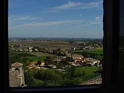 La pianura parmense dal castello di Torrechiara