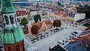 Rynek (Market Square) with Town Hall in Starogard Gdański, traditional capital of Kociewie