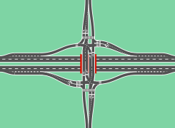 Tight Urban Diamond Interchange (TUDI)