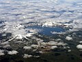 La caldera de Mont Mazama, emplit per Lac Crater