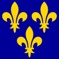 Flag of France under the Capetian dynasty since the fourteenth century