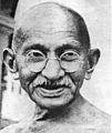 Q1001 Mahatma Gandhi in september 1944 overleden op 30 januari 1948