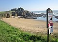 La plage de Porguerrec.