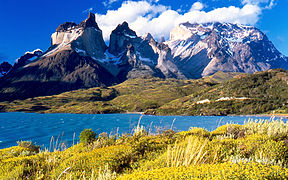 Torres del Paine no Chile.