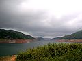 A view of the Idukki reservoir.