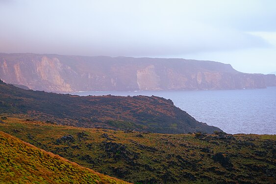 The picturesque Rapang Cliffs in Itbayat Island located north of Batan Island, Batanes province. The entire province is listed in the UNESCO tentative list for inscription in the World Heritage List. Photograph: CharMel Creations (CC BY-SA 4.0)