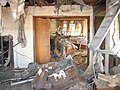 Interior of flood damaged home, St. Bernard