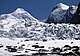 Castore (4 223 m, til venstre) sett frå Grenzgletscher