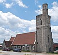 Side view of Church of the Holy Trinity