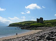 Minard Castle, Lispole, County Kerry.