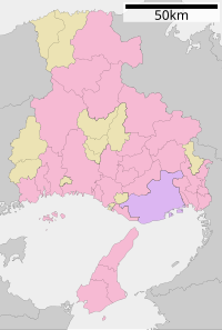 広徳寺 (尼崎市)の位置（兵庫県内）