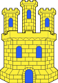 Château de trois tours maçonné, type Castille