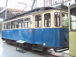 Triebwagen der Baureihe F im Verkehrszentrum des Deutschen Museums