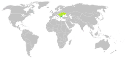 Mapa de distribución