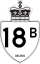 Highway 18B marker