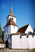 Befæstet kirke i Muttenz, Schweiz