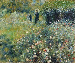 Woman with a Parasol in a Garden, 1875, Thyssen-Bornemisza Museum, Madrid