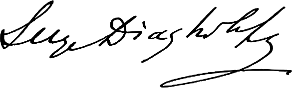 Sergei Diaghilev signature.svg