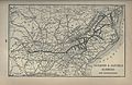 Richmond & Danville Railroad system map, 1891