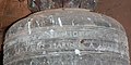 Eglise de Boisredon, texte gravé sur la cloche