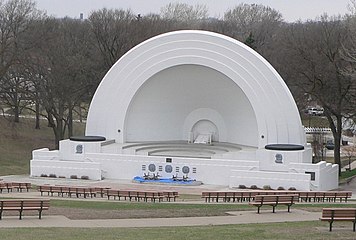 Grandview Park Music Pavilion, Sioux City, Iowa (1934)