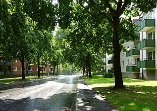 "Folkhemsarkitektur" vid Trollesundsvägen