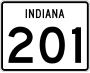 State Road 201 marker