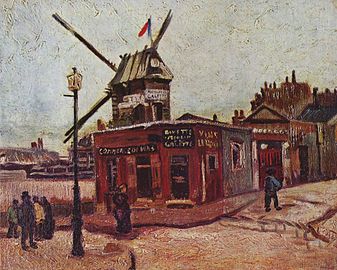 Le Moulin de la Galette, Vincent van Gogh (1886).