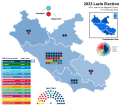 2023 Lazio Regional Election map