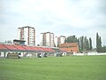 FK Novi Sad football stadium in Detelinara / Industrijska Zona Jug neighborhood