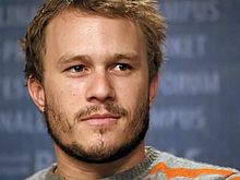 A photograph of Heath Ledger