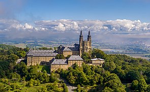 Kloster Banz, aerial view