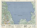 Säsjoen valuma-alueen alaosa vuoden 1954 kartassa