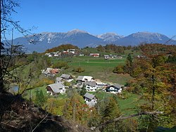 pogled na naselja Brda i Vošče