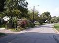 The stretch of Wynnewood Drive where construction began in 1946