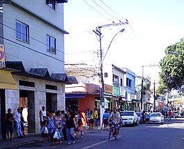 Rua Pres. Vargas in het centrum van Fundão