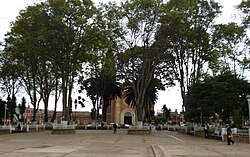 Central square of Mosquera