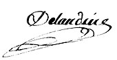 signature d'Antoine-François Delandine