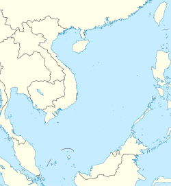 هاينان على خريطة South China Sea