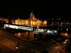 Loopline bridge at night