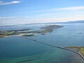 Pont de Kråkvåg reliant les îles de Storfosna et Kråkvåg.